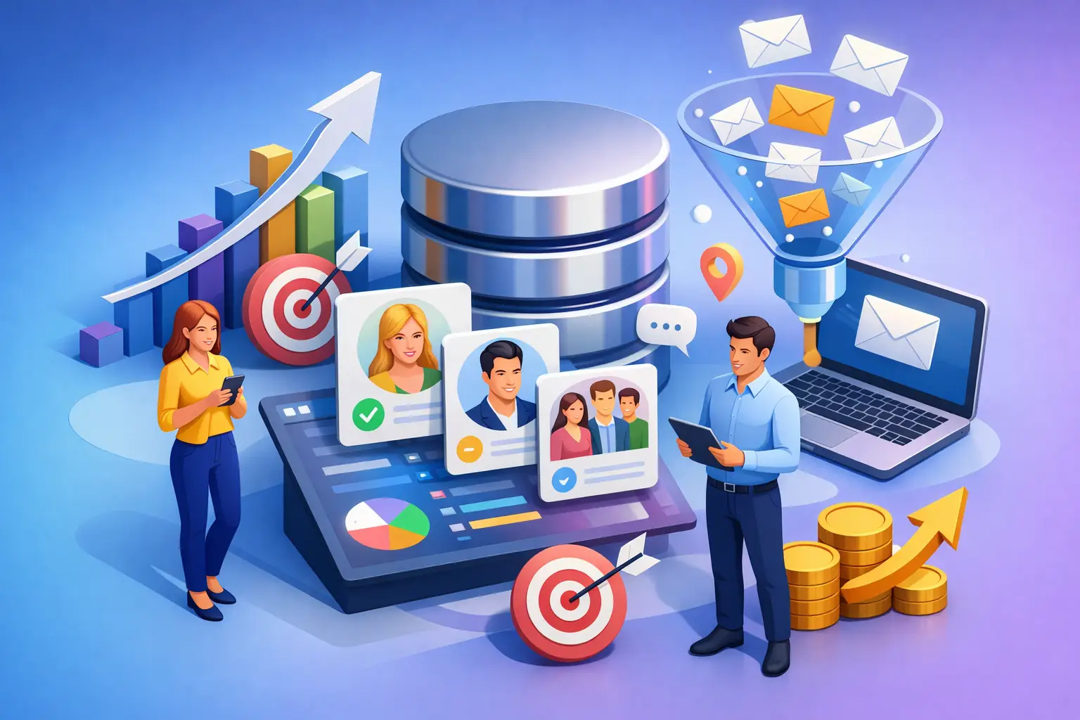 Database contatti per campagne che convertono
